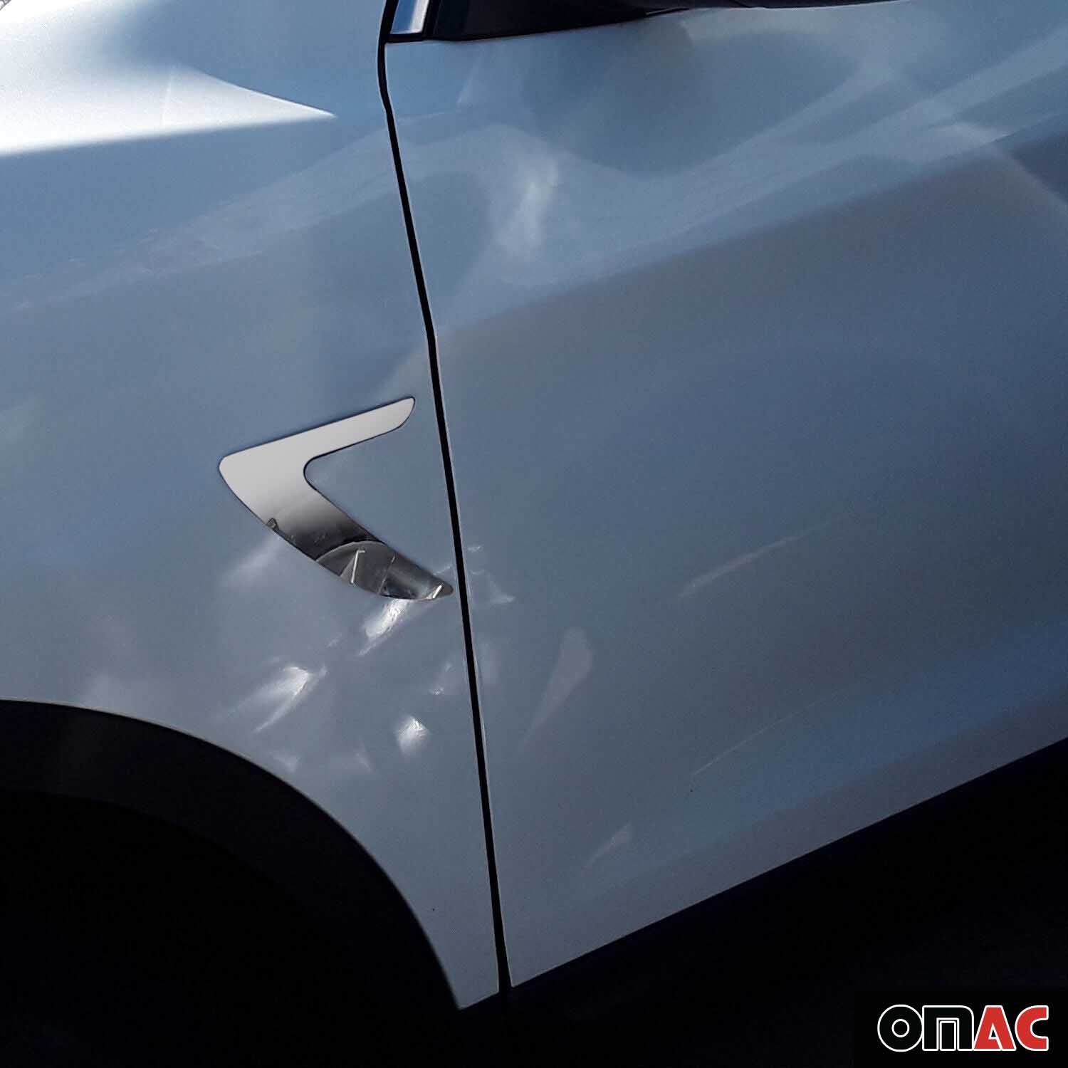 Seitenleiste Seitendekor Autodecor für Citroen C4 2010-2018 Edelstahl Chrom 2tlg