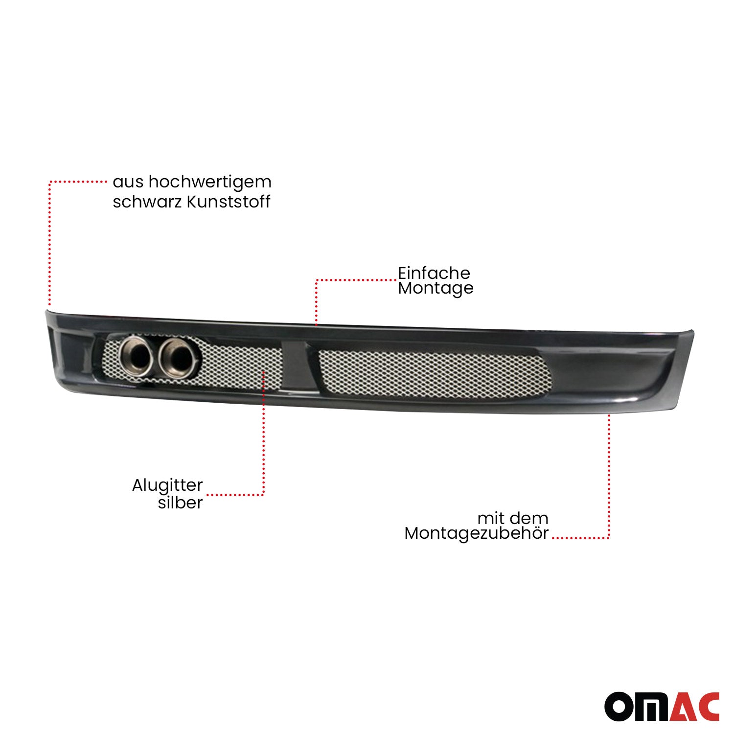 RDX Heckschürzenansatz für Fiat Grande Punto 2005-2023