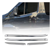 Fensterleisten Zierleisten für Mercedes Sprinter W907 2018-2026 Chrom 4tlg