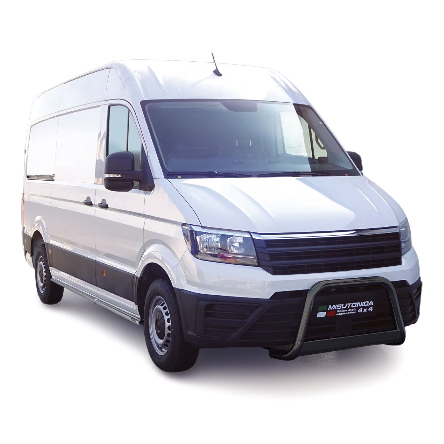 Frontbügel Frontschutzbügel für VW Crafter 2017-2026 ø63mm Stahl Schwarz Schutz