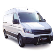 Frontbügel Frontschutzbügel für VW Crafter 2017-2026 ø63mm Stahl Schwarz Schutz
