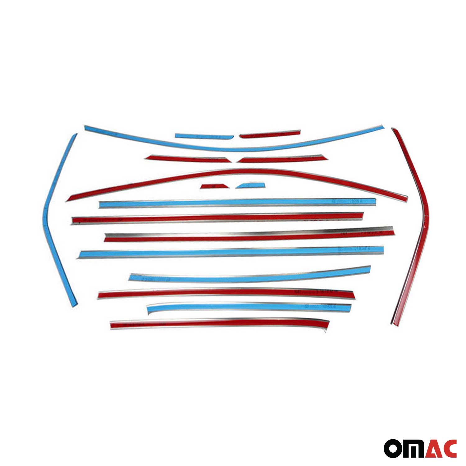 Fensterleisten Zierleisten für Ford Kuga 2013-2019 Edelstahl Chrom 18tlg