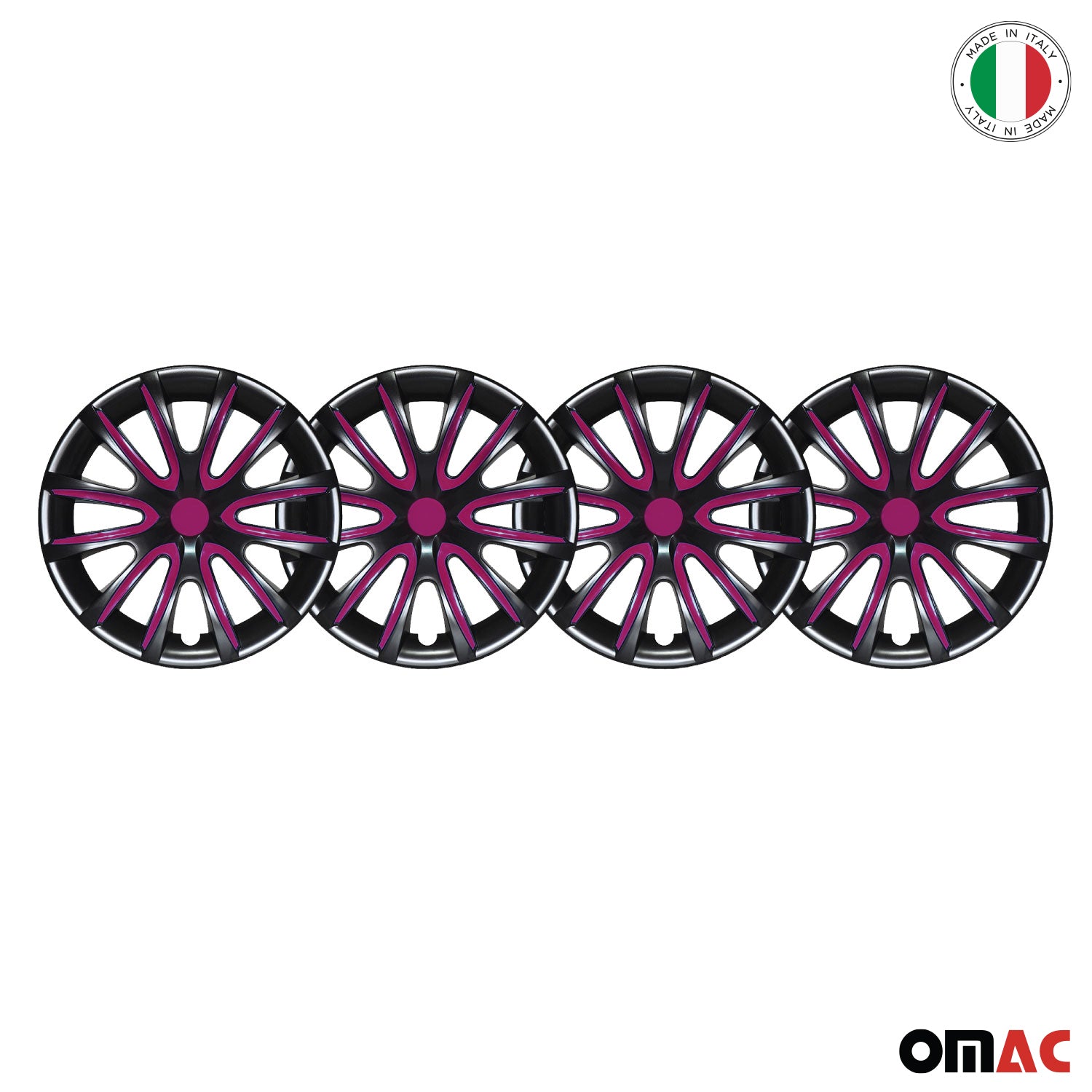 4x Radblenden Radkappen Radzierblenden für 16" Zoll Schwarz Lila