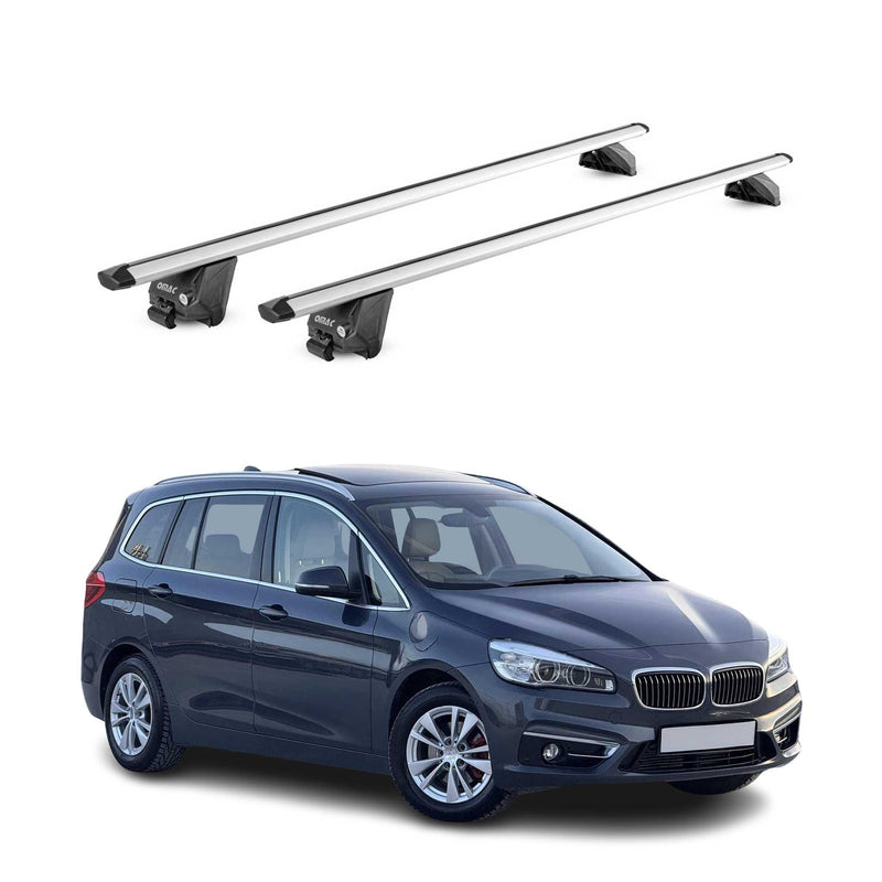 Dachträger Grundtäger für BMW 2er Gran Tourer F46 2014-2025 100kg Alu Grau ABE