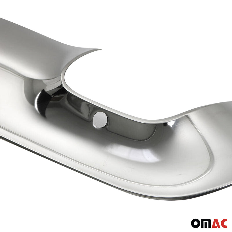 Heckstoßfänger-Diffusor-Zierschutz für Renault Kadjar 2015-2022 Silber Stahl