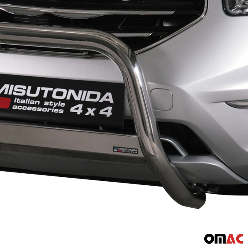 Frontbügel Frontschutzbügel für Renault Koleos 2011-2013 ø63mm Stahl Silber