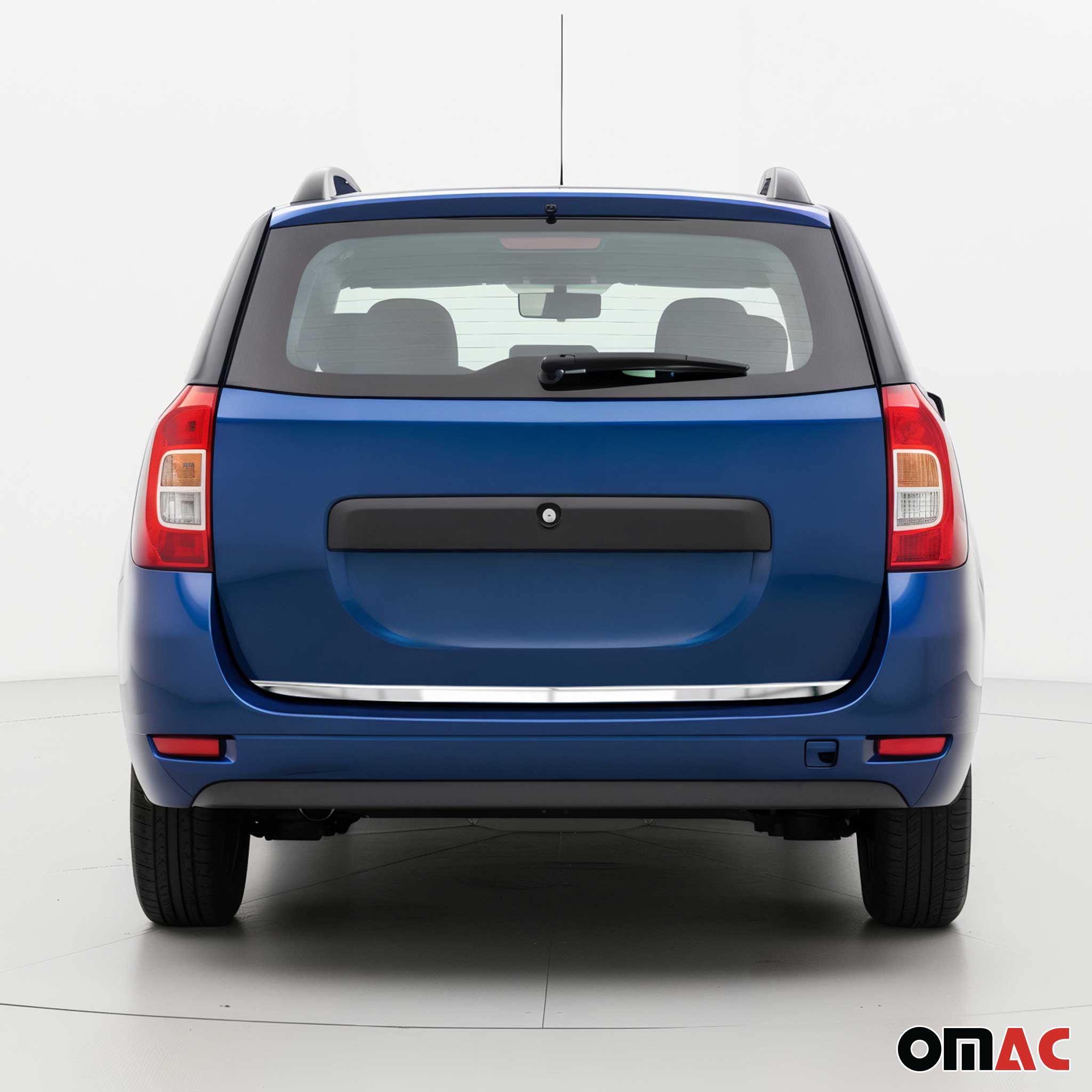 Kofferraumleiste Heckleiste für Dacia Logan MCV 2014-2020 Untere Chrom Edelstahl