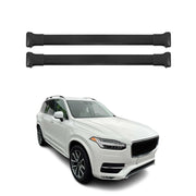Dachträger Grundtäger für Volvo XC90 2015-2019 75kg Aluminium Schwarz 2 tlg