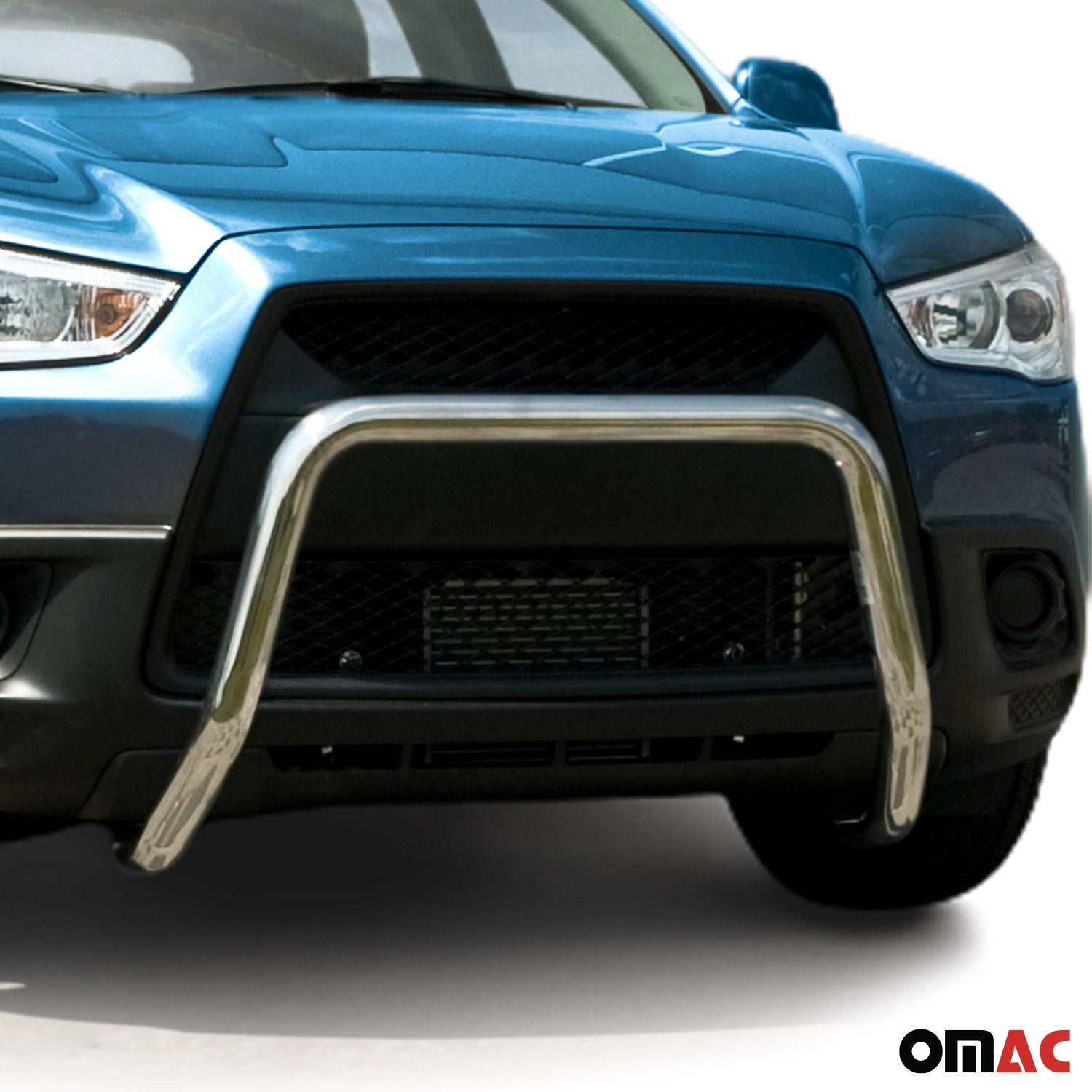Frontbügel Frontschutzbügel für Mitsubishi ASX 2010-2013 mit ABE Silber