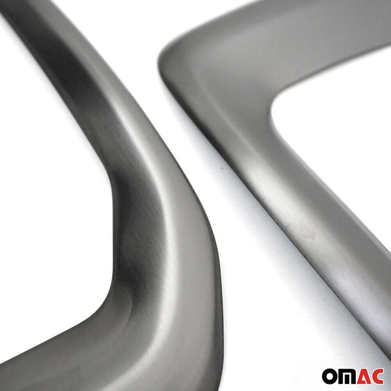 Nebelscheinwerfer Rahmen für Jeep Renegade 2014-2019 Chrom Gebürstet Dunkel 2x