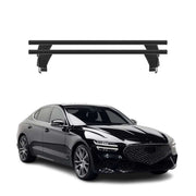 Menabo Dachträger Grundtäger für Genesis G70 2018-2026 50kg Alu Schwarz 2 tlg