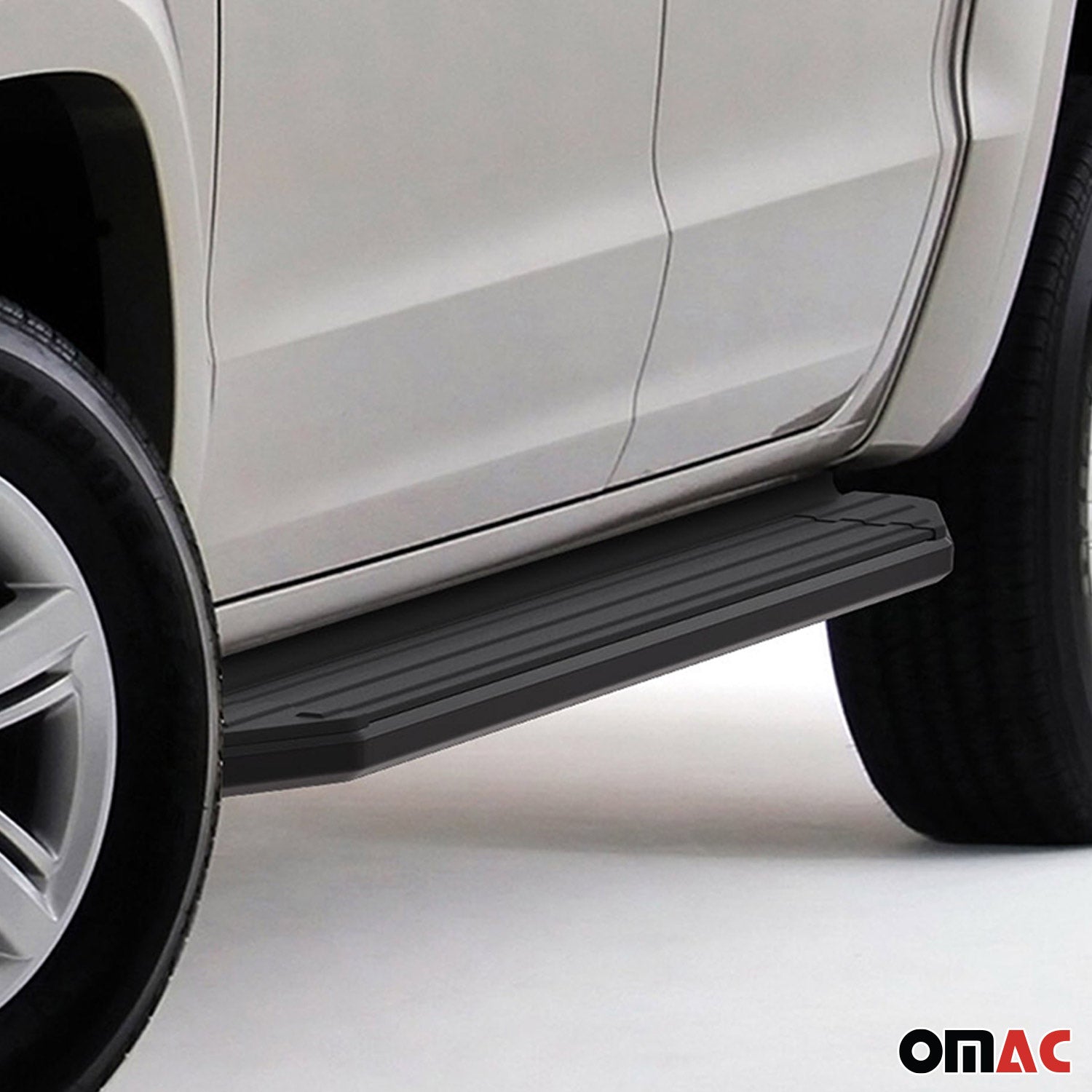 Trittbretter Seitenschweller für VW Amarok 2010-2016 Alu Schwarz ABE