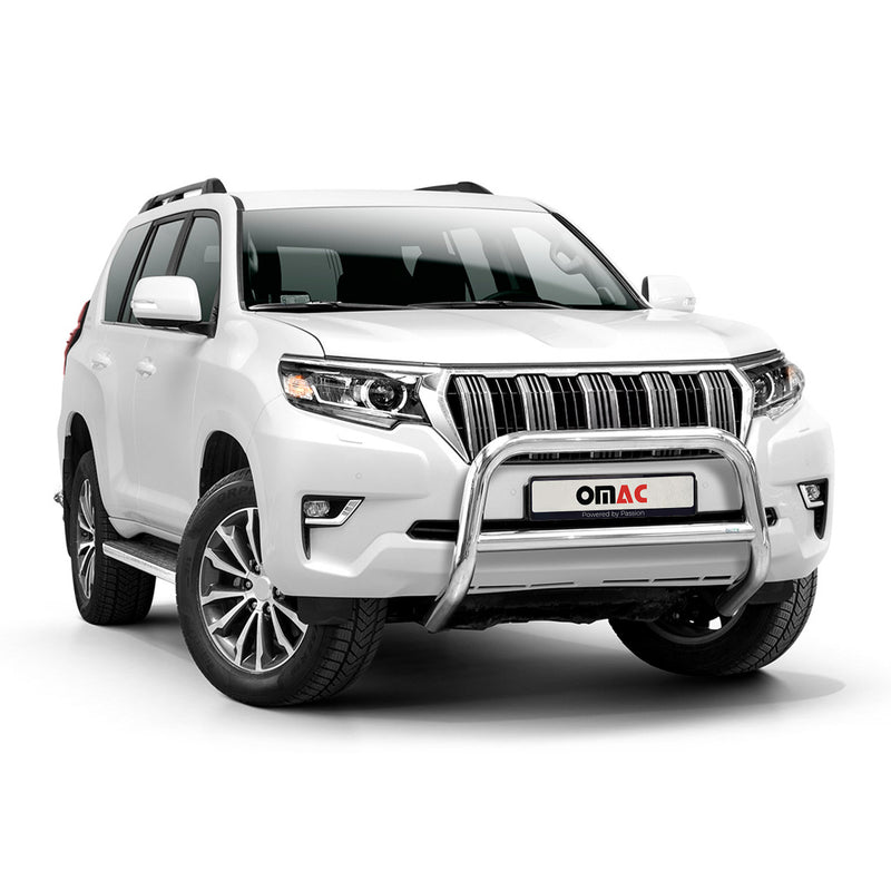 Frontbügel Frontschutzbügel für Toyota Land Cruiser 150 2017-2022 ABE Silber