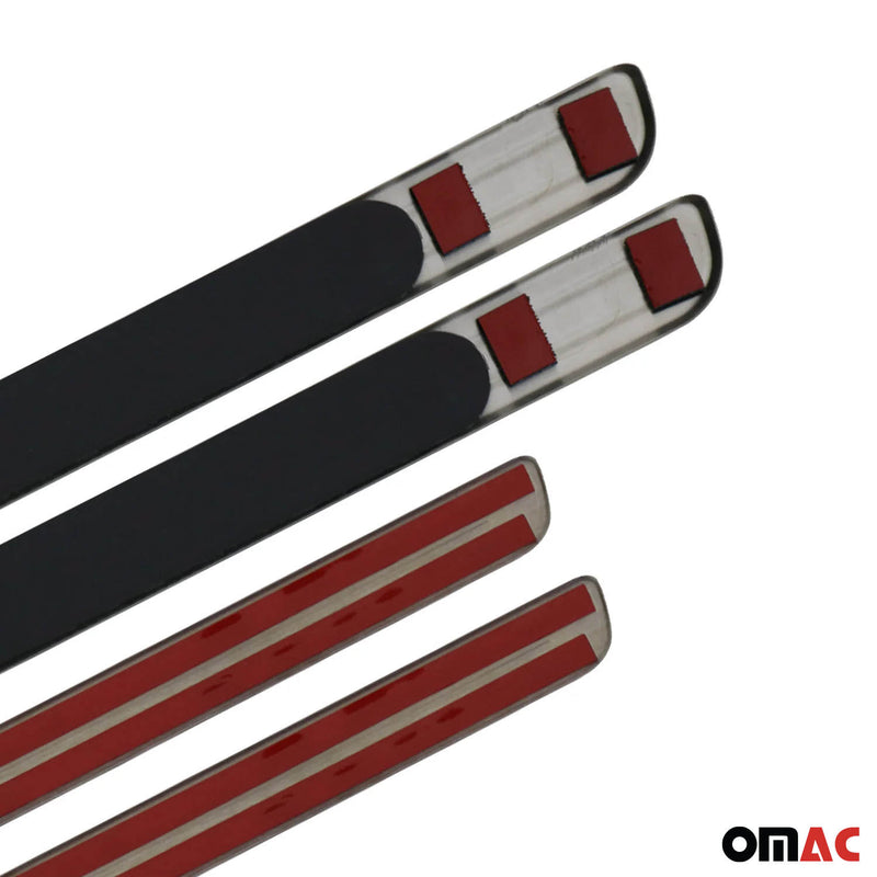 Einstiegsleisten Türschweller Chrom Led Edelstahl Lackschutz Sport 4 tlg