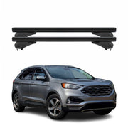 Menabo Dachträger Grundtäger für Ford Edge 2015-2023 Aluminium Schwarz 2 tlg