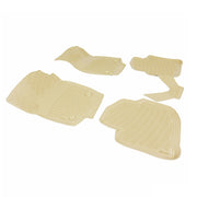 Fußmatten 3D Gummimatten für Seat Toledo 2012-2019 Stufenheck Gummi TPE Beige 4x