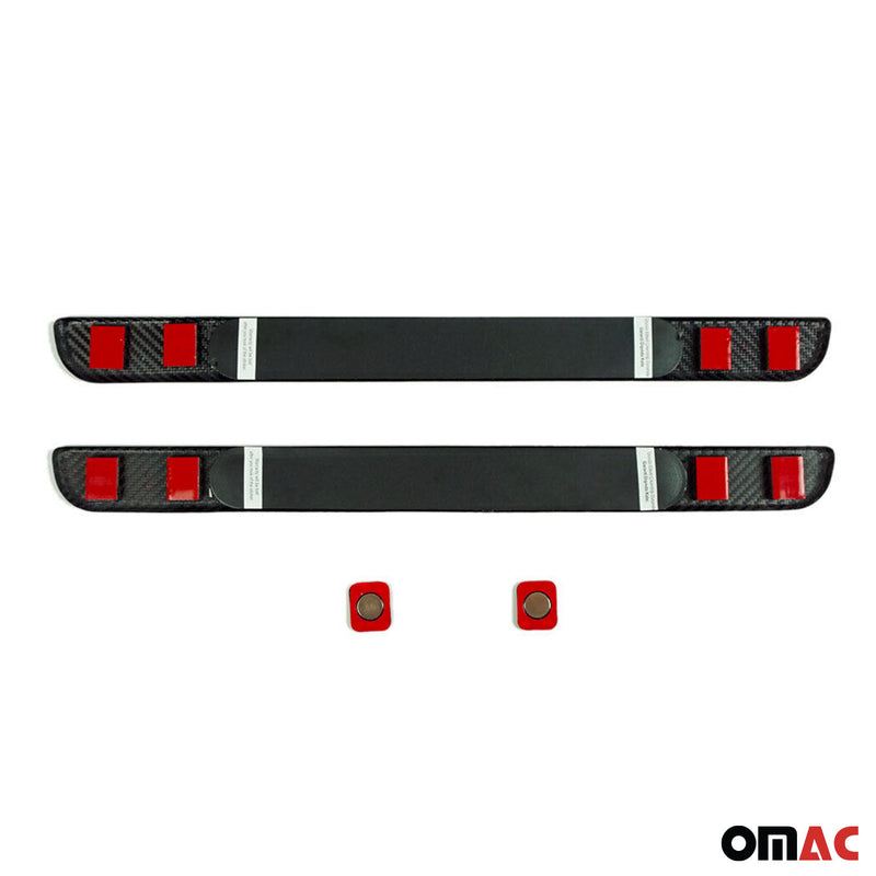 Door sill sport door sills for Ford Ranger 2015-2025 carbon fiber black