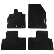 Velours Fußmatten für Renault Grand Scenic III 2009-16 Autoteppich Schwarz 4 tlg