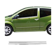 Fensterleisten Zierleisten für Citroen C2 2003-2009 Edelstahl Chrom 2tlg