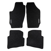 Velours Fußmatten für Skoda Fabia I 1999-08 Autoteppich Automatten Schwarz 4 tlg