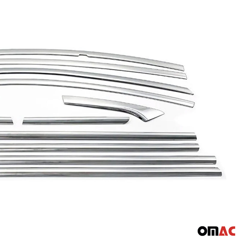 Fensterleisten Zierleisten für Chevrolet Cruze 2009-2016 Edelstahl Chrom 12tlg