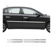 Seitentürleiste Türleisten Türschutzleiste für Opel Vectra C 2002-2008 Chrom 4x