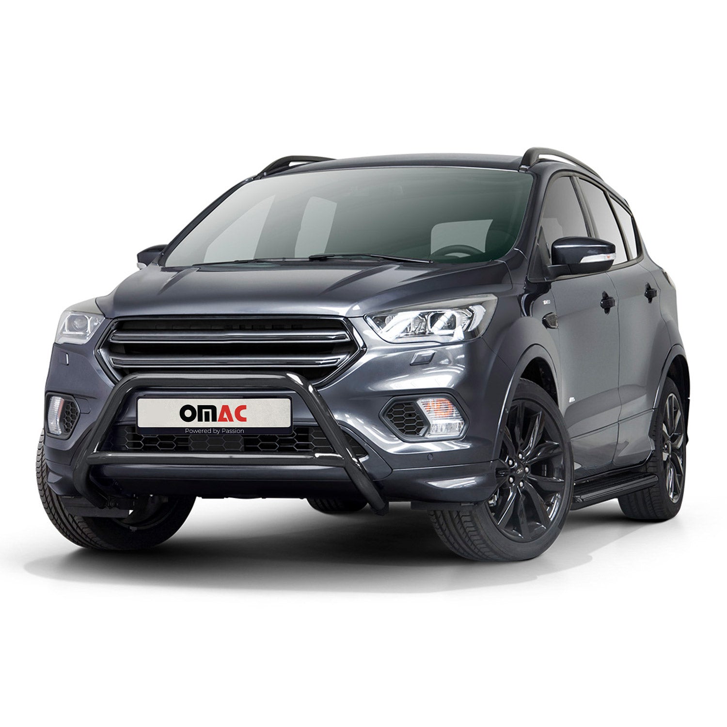 Frontbügel Frontschutzbügel für Ford Kuga II 2017-2019 FL ABE Stahl Schwarz