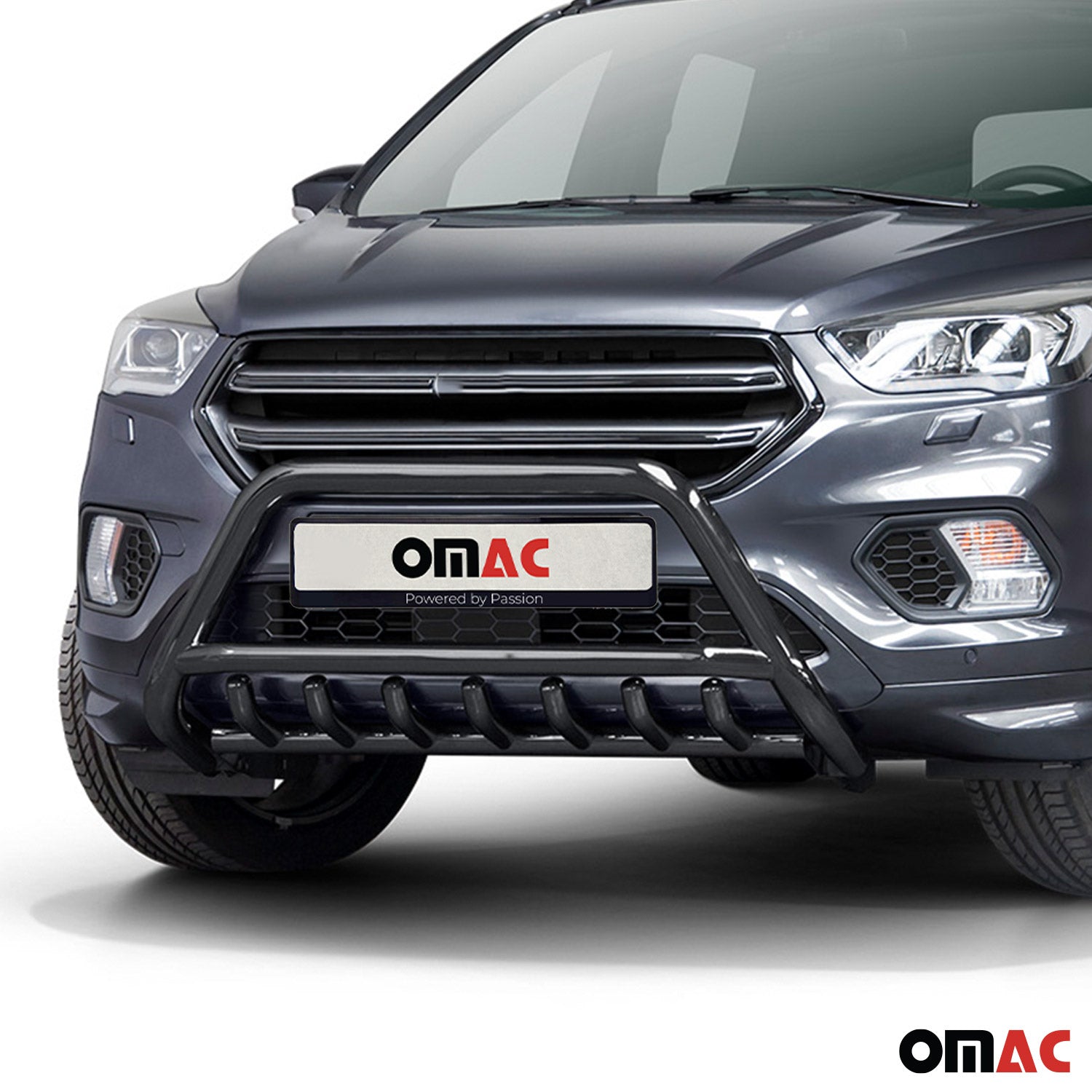 Frontbügel Frontschutzbügel für Ford Kuga II 2017-19 Facelift ABE Stahl Schwarz