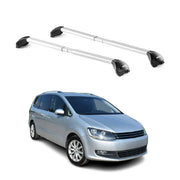 Dachträger Grundtäger für VW Sharan 7N 2010-2022 5 tür 100kg Alu Silber 2x ABE