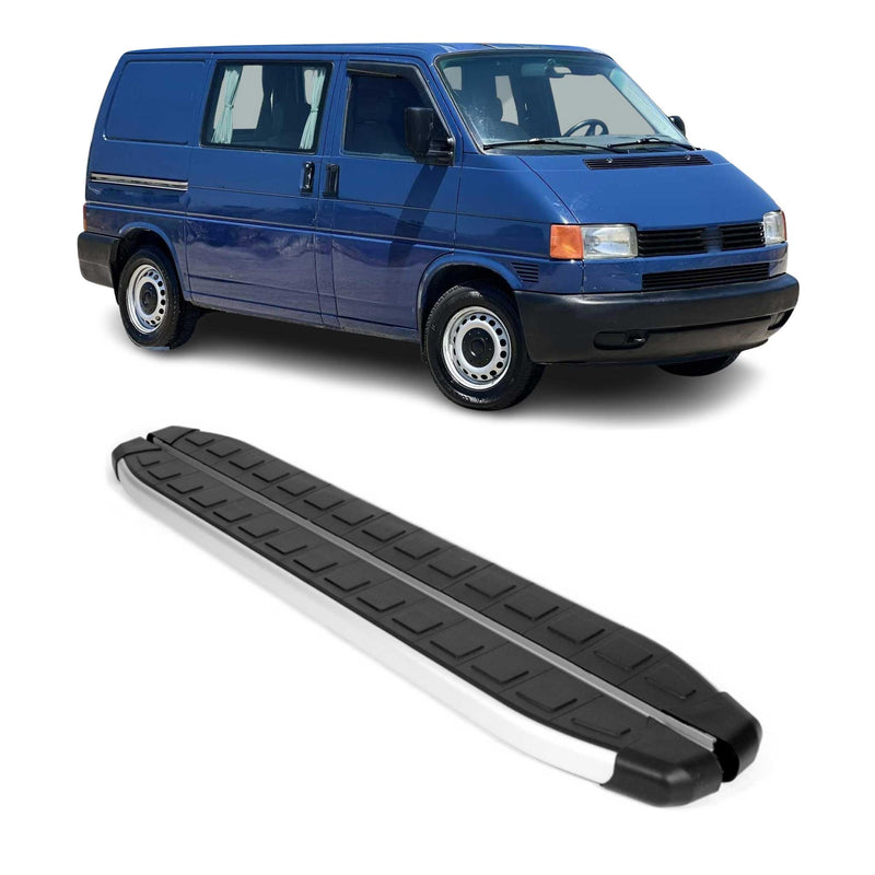 Seitenbretter Trittbretter für VW Transporter T4 1990-2003 L1 Kurzer Schwarz