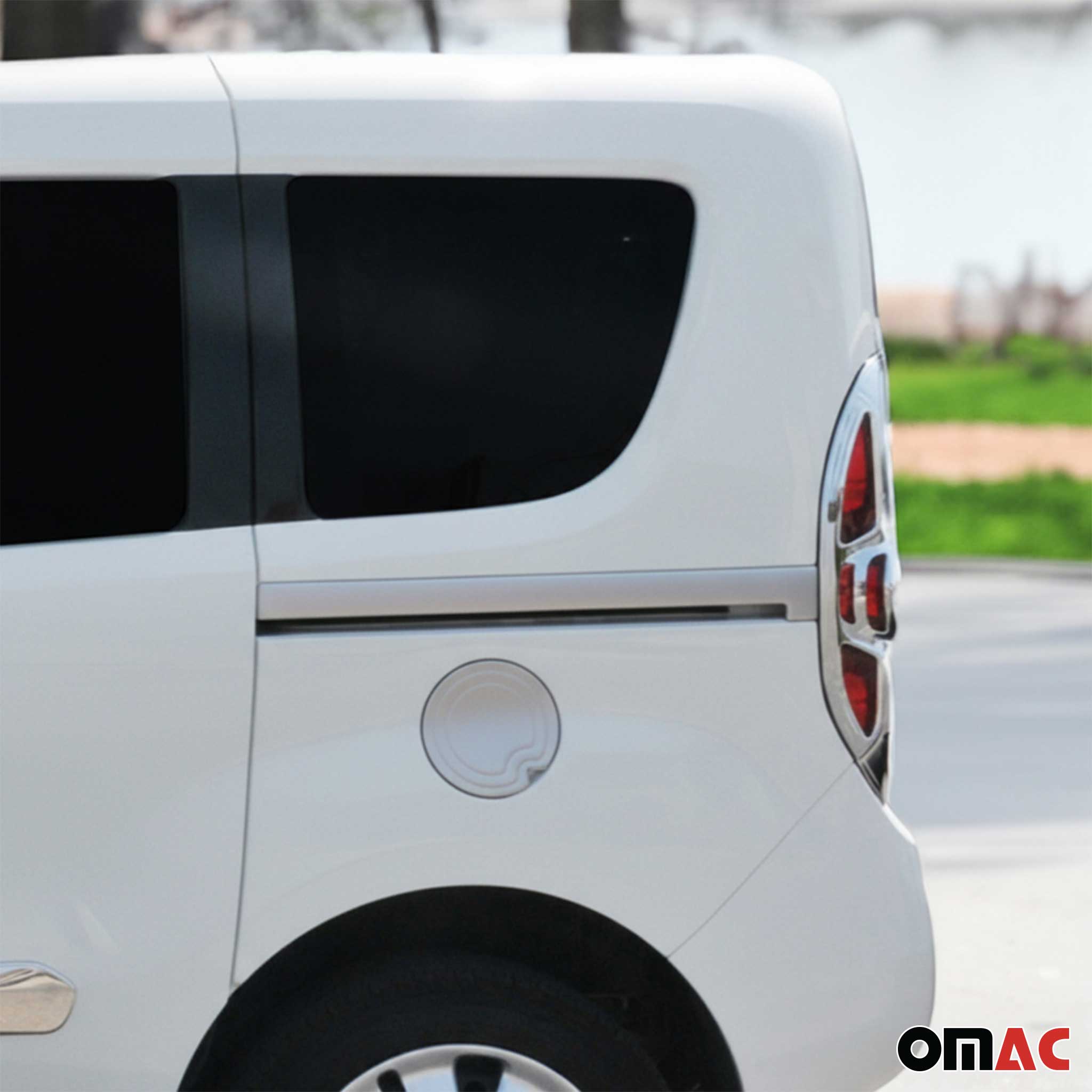 Seitentürleiste Türleisten Türschutzleisten für Fiat Doblo 2010-2021 Chrom Matt