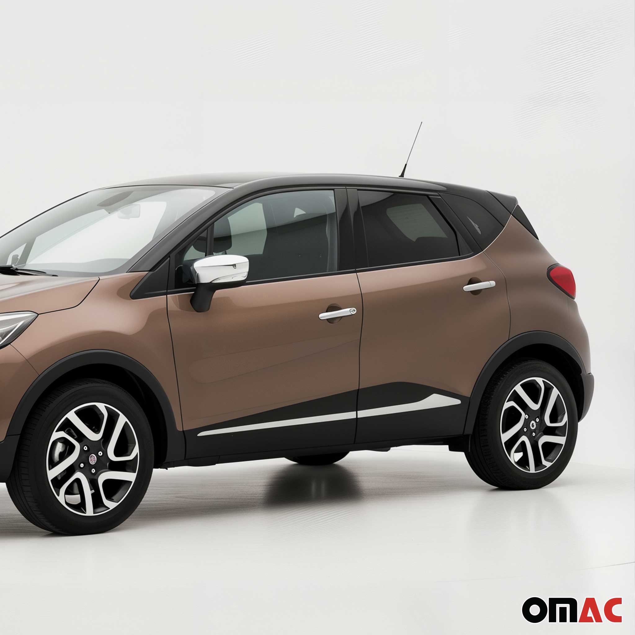 Chrom Türgriff Blende für Renault Captur I 2013-2019 Edelstahl 8tlg