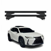 Menabo Dachträger Grundtäger für Lexus UX ZA10 2019-2026 Aluminium Schwarz 2 tlg