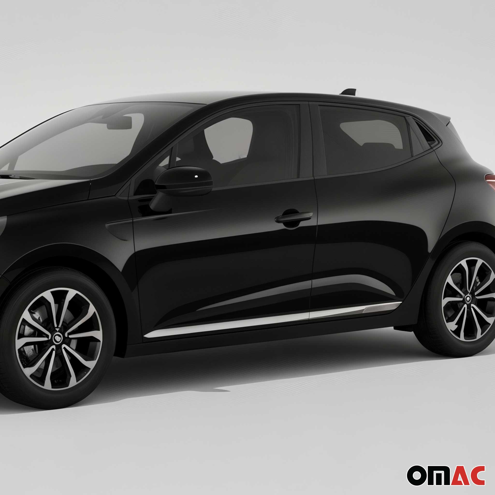 Seitentürleiste Türleisten für Renault Clio 5 FL 2023-2025 Edelstahl Chrom