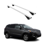 Dachträger Grundtäger für Ford Kuga II Titanium 2012-2019 75kg Metall Silber 2x