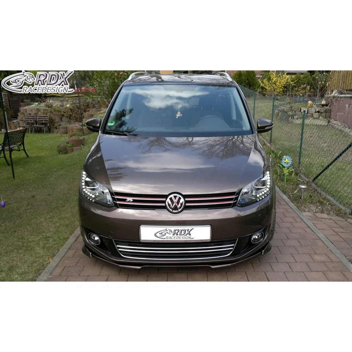 RDX Frontspoiler Vario-X für VW Touran 2011- & Caddy 2010- Polyurethan TÜV