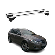 Dachträger Grundtäger für Kia Ceed Kombi 2006-2018 75kg Aluminium Silber 2 tlg