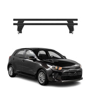 Menabo Dachträger Grundtäger für Kia Rio Schrägheck 2017-2026 50kg Alu Schwarz