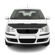Haubenbra Steinschlagschutz Bonnet Bra für VW Polo 2005-2009 Schwarz Halb