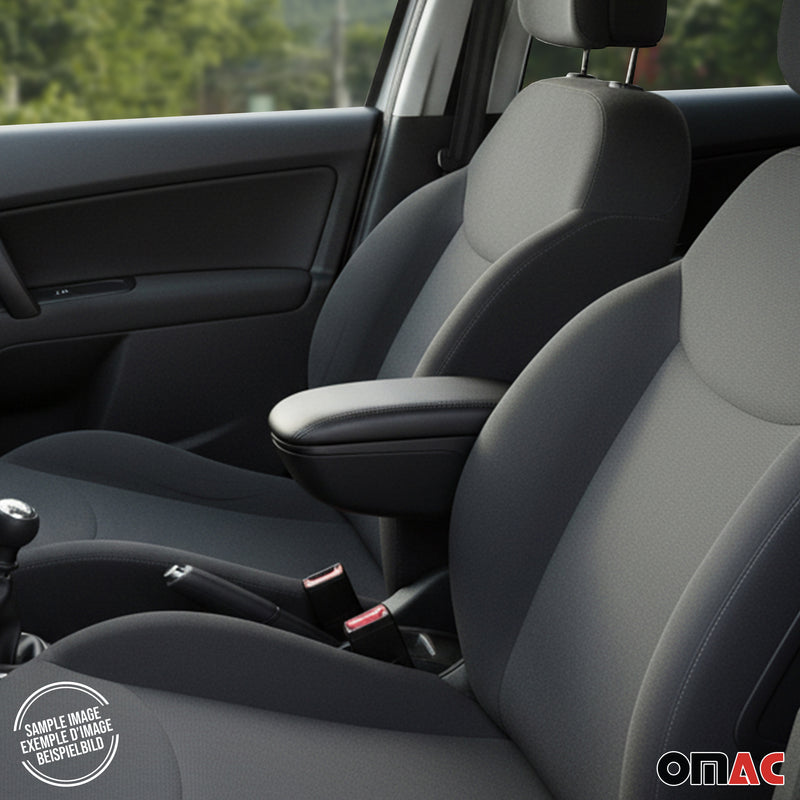 Mittelarmlehne Armlehne für Dacia Duster 2010-2018 PU-Leder ABS Schwarz