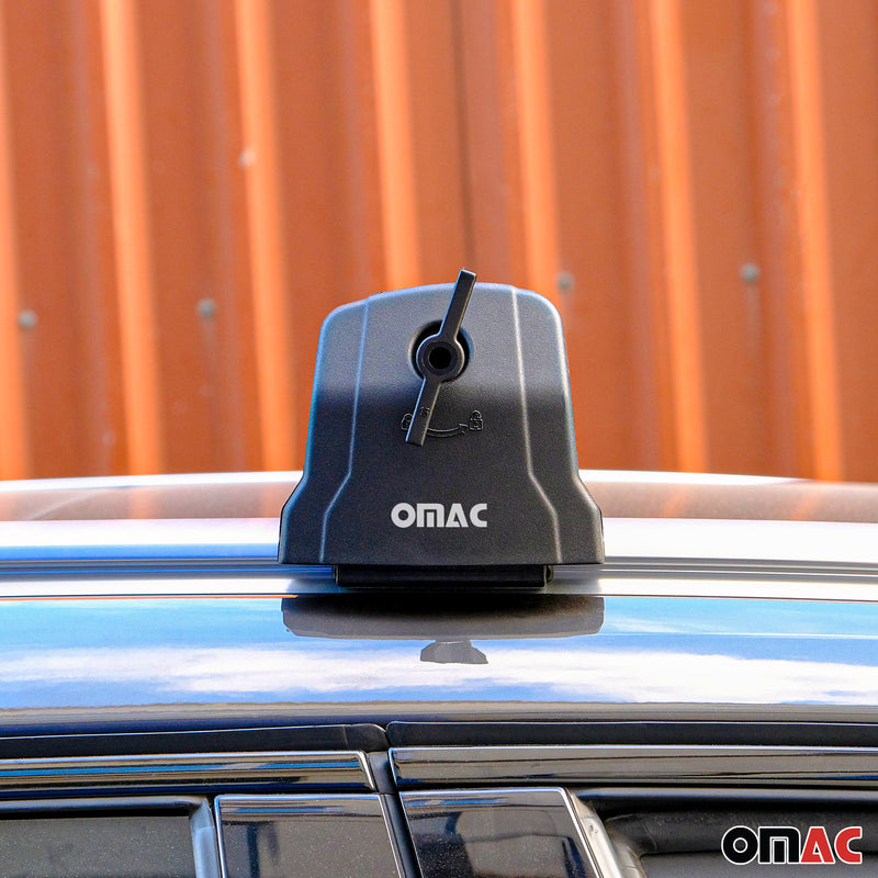 Dachträger Grundtäger für Opel Mokka \ Mokka X 2012-2019 75kg Alu Silber 2 tlg