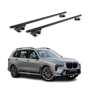 Dachträger Grundtäger für BMW X7 G07 2018-2026 5 tür 90kg Alu Schwarz 2 tlg ABE