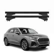 Menabo Dachträger Grundtäger für Audi Q3 F3 2018-2025 Aluminium Schwarz 2 tlg