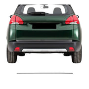 Kofferraumleiste Heckleiste für Peugeot 2008 2013-2020 Untere Chrom Edelstahl
