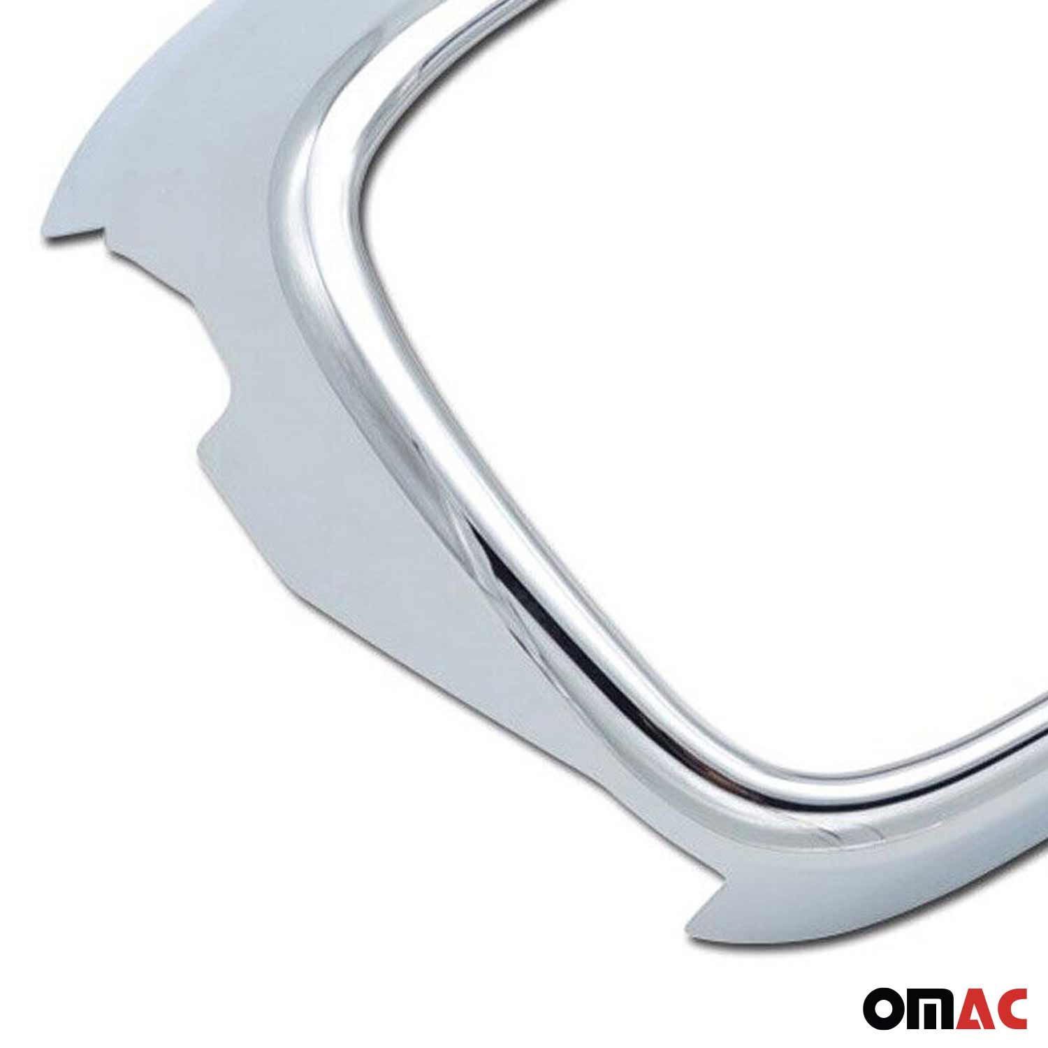 Vorne Emblemstelle Emblem Rahmen für Honda CR-V 2017-2022 Chrom ABS Silber 1tlg