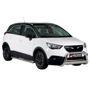 Frontbügel Frontschutzbügel für Opel Crossland X 2017-2024 ø63mm Stahl Silber