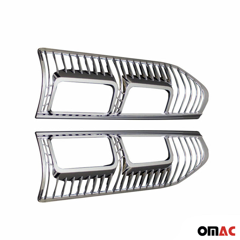 Rücklicht Leisten Heckleuchte für Renault Trafic 2014-2021 Chrom ABS Silber 2tlg