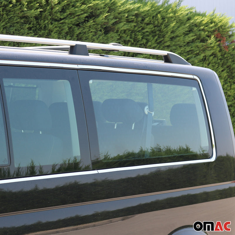 Fensterleisten Zierleisten für VW T5 2003-2015 Langer Schiebetür Edelstahl 14tlg