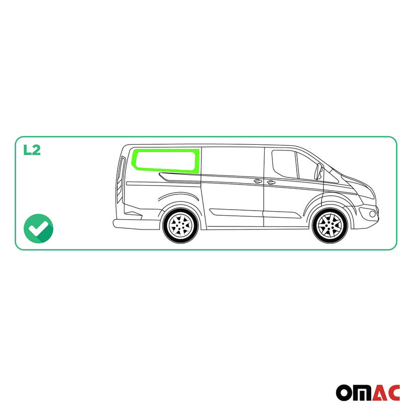 Seitenfenster Seitenscheibe für Ford Transit Custom 2013-2024 Auto Rechts L2