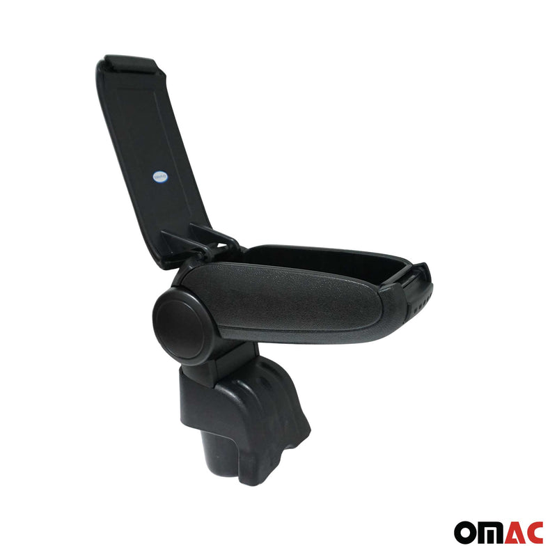 Mittelarmlehne Armlehne Mittelkonsole für VW Polo 6R 2009-2017 PU-Leder Schwarz